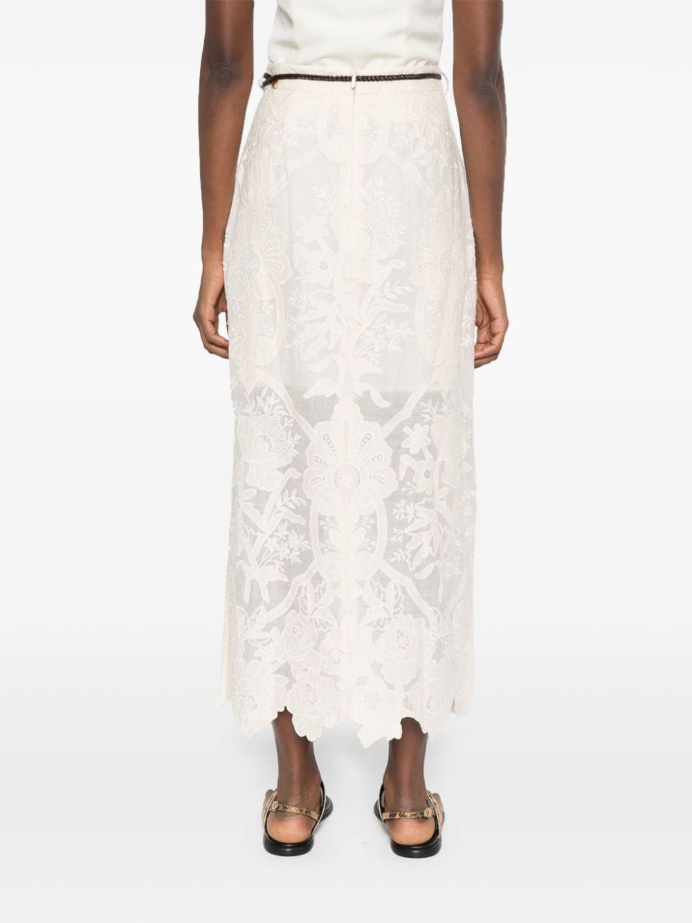Zimmermann Skirts Beige Outer: Ramie