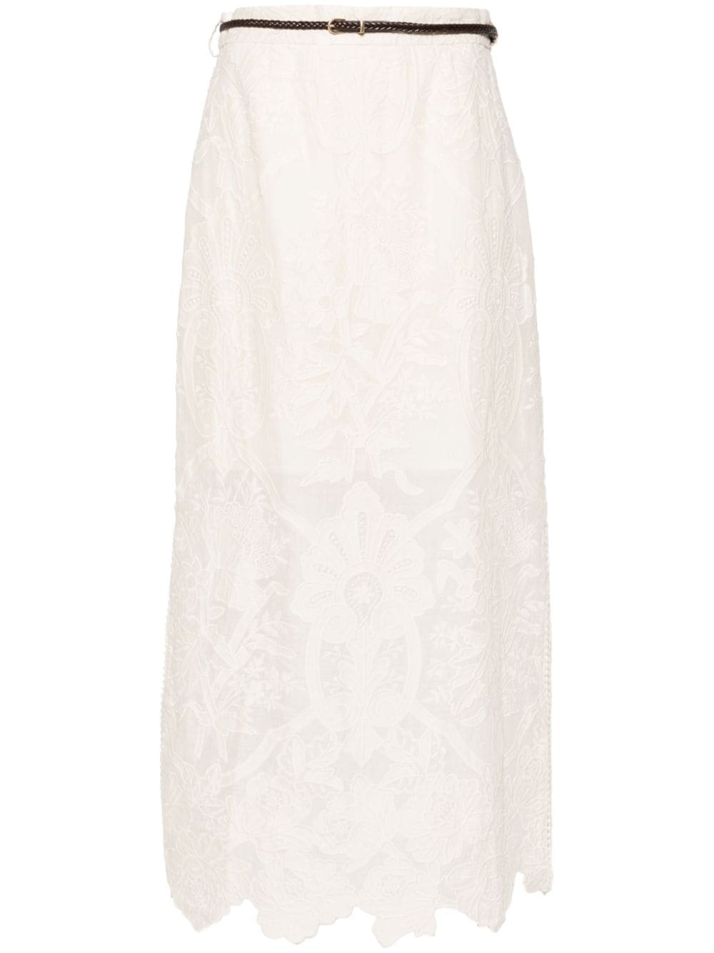 Zimmermann Skirts Beige Outer: Ramie