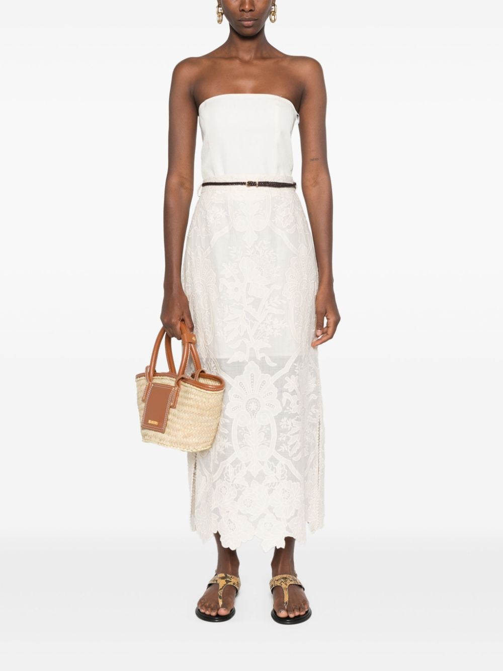 Zimmermann Skirts Beige Outer: Ramie