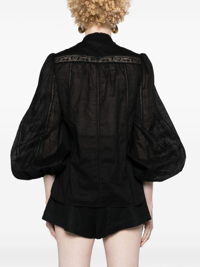 Zimmermann Shirts Black Cotton