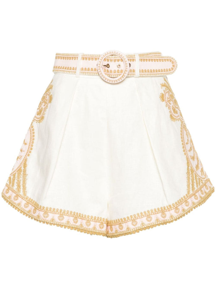 Zimmermann Shorts Beige Lining: Cotton