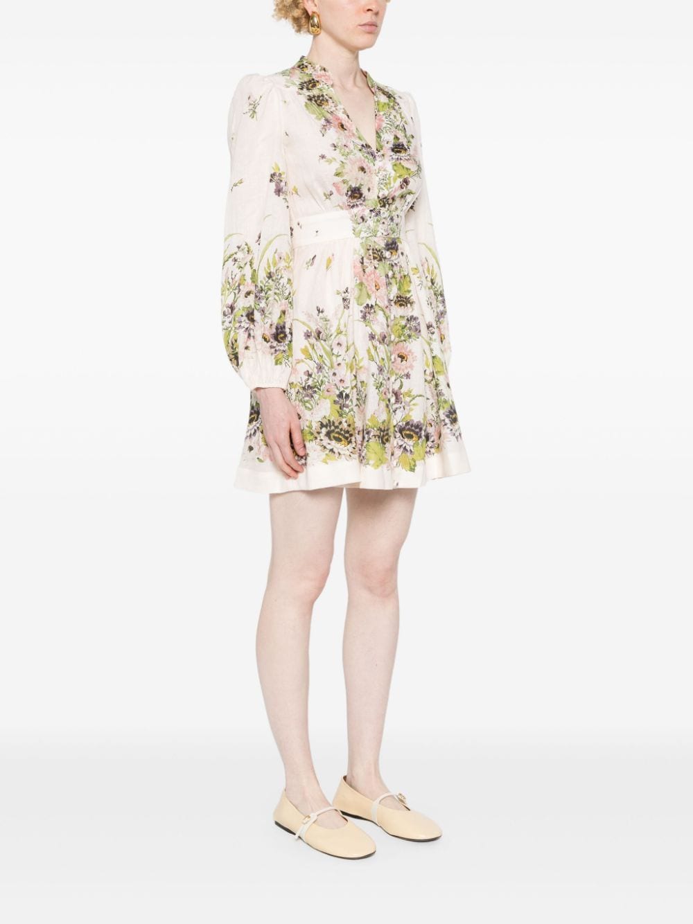 Zimmermann Dresses Beige Linen