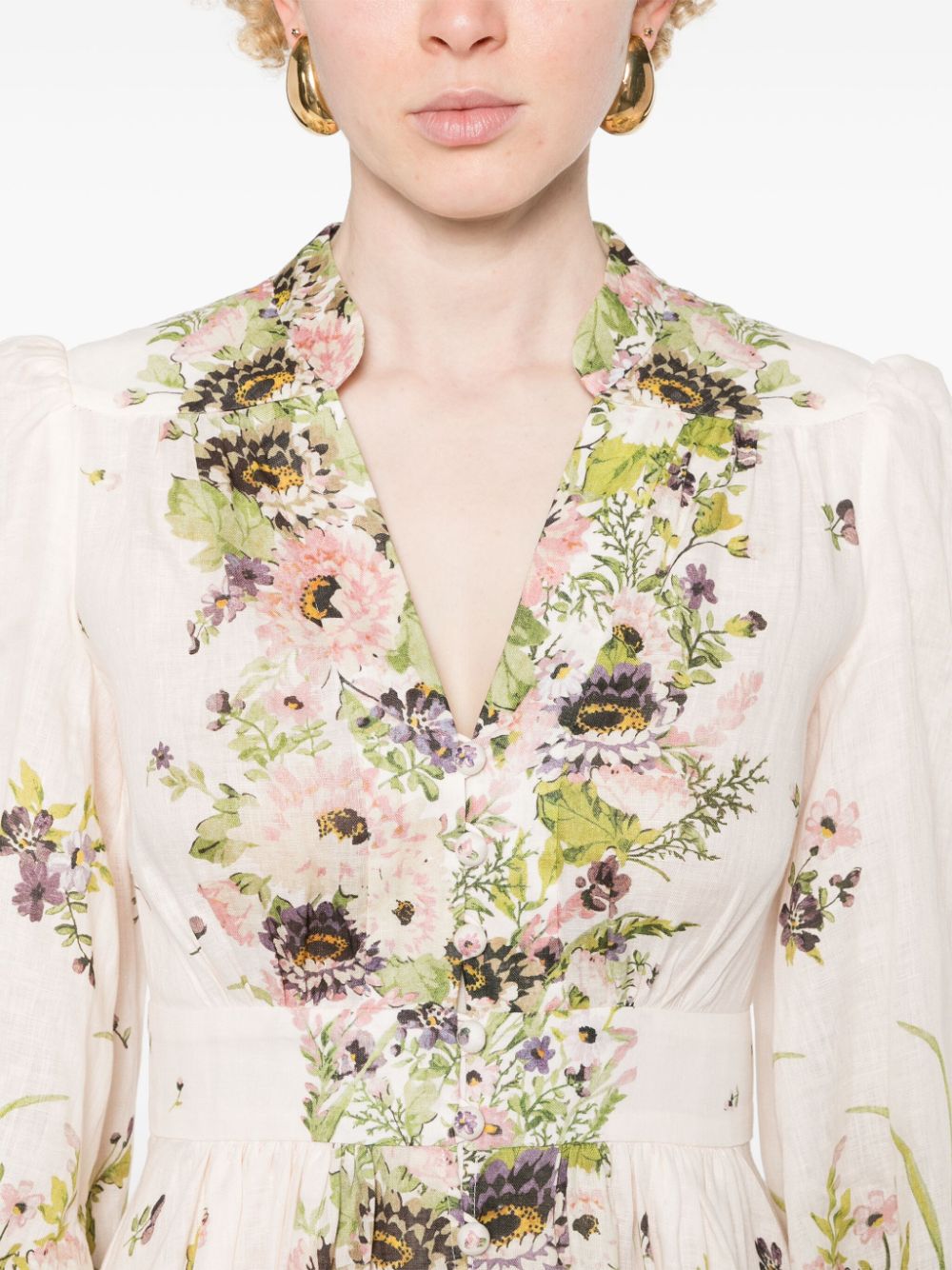 Zimmermann Dresses Beige Linen