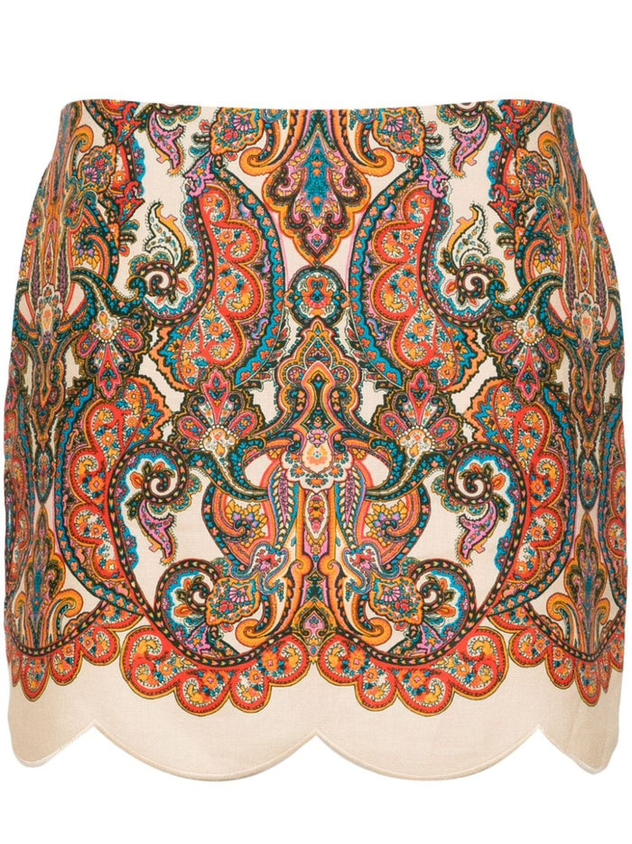 Zimmermann Skirts Multicolour Outer: Linen