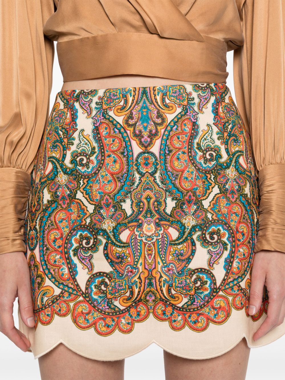 Zimmermann Skirts Multicolour Outer: Linen