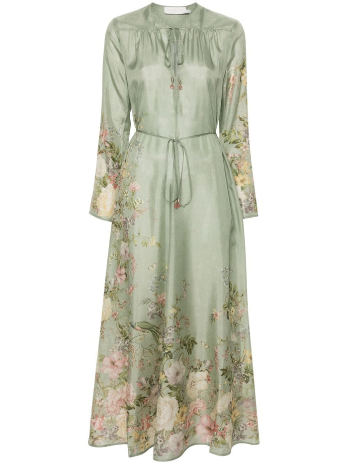 Zimmermann Dresses Green Silk
