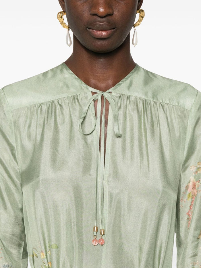 Zimmermann Dresses Green Silk