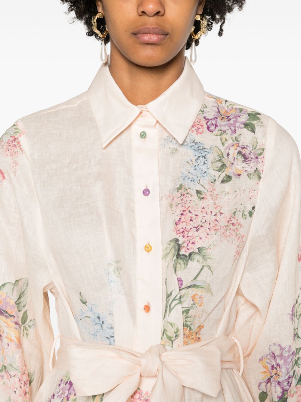Zimmermann Dresses Beige Linen