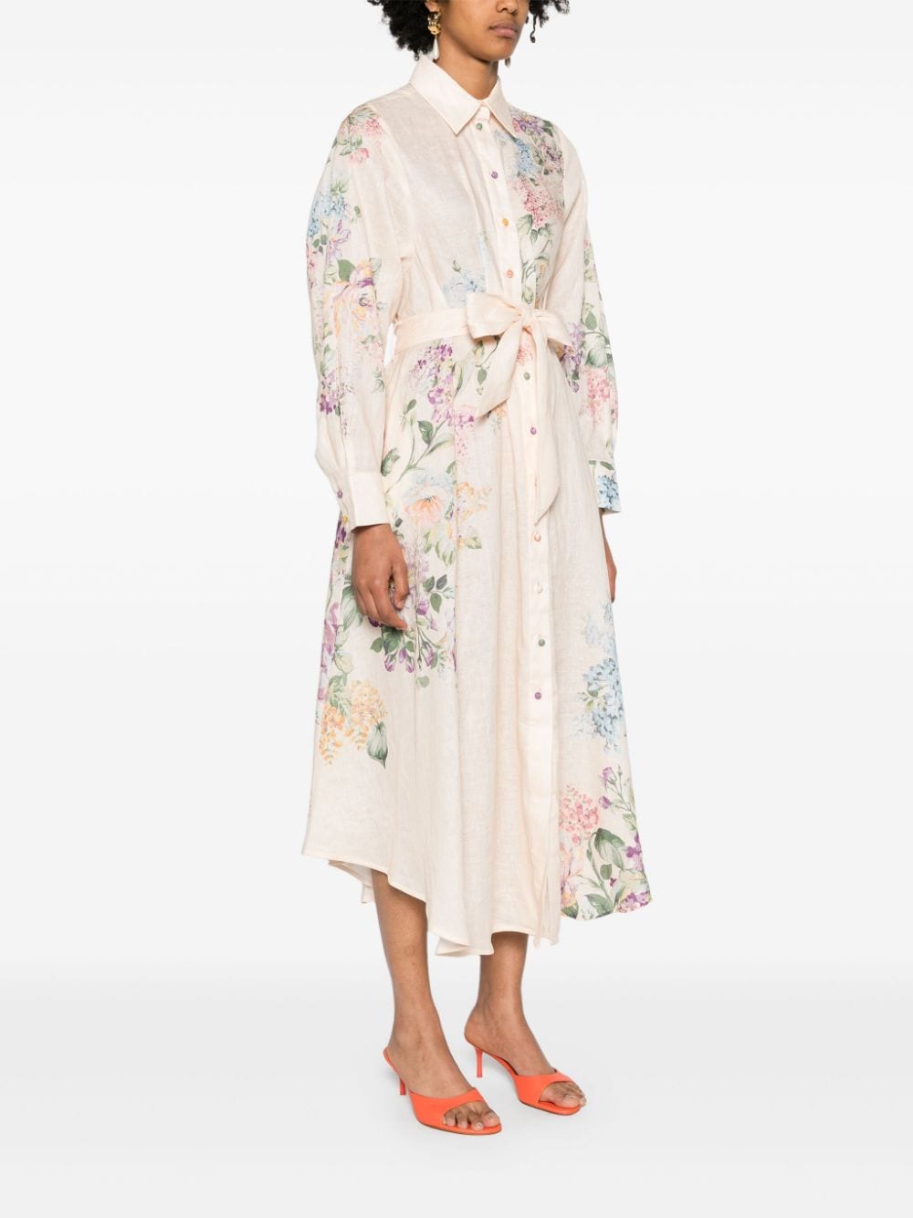Zimmermann Dresses Beige Linen