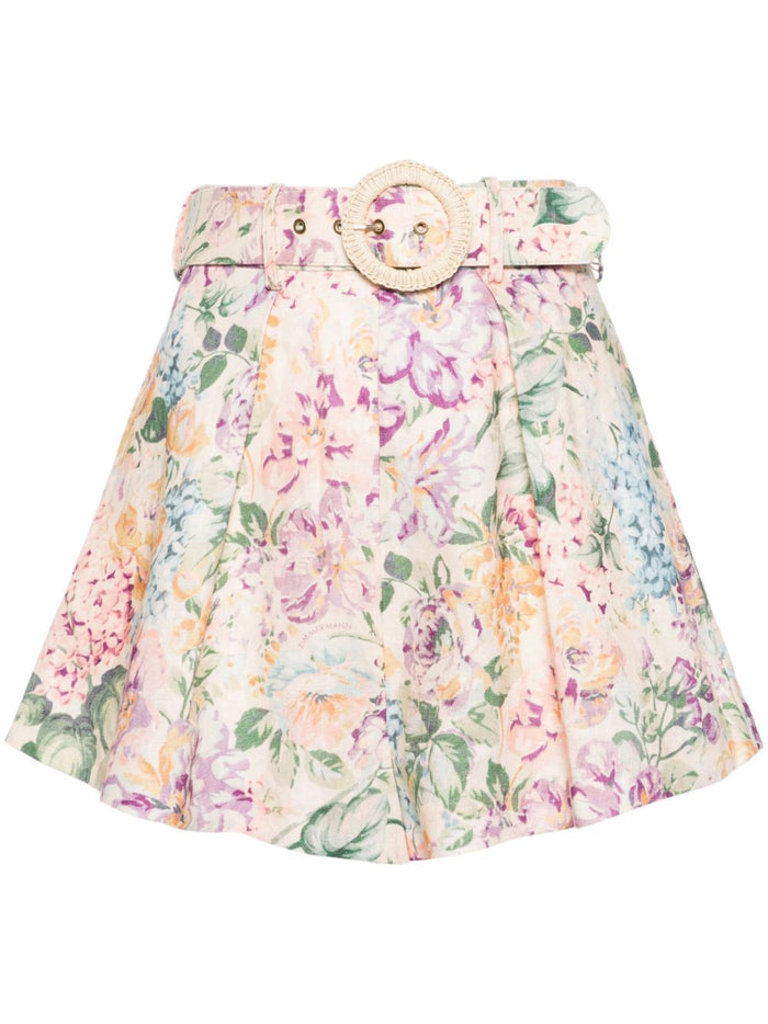 Zimmermann Shorts Multicolour Lining: Cotton outer: Linen
