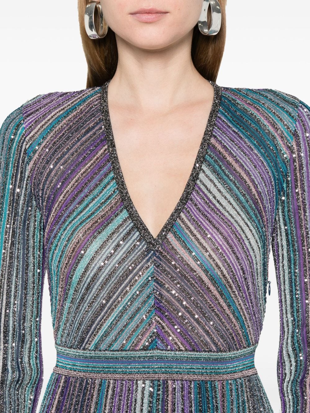 Missoni Dresses Clear Blue Outer: Viscose