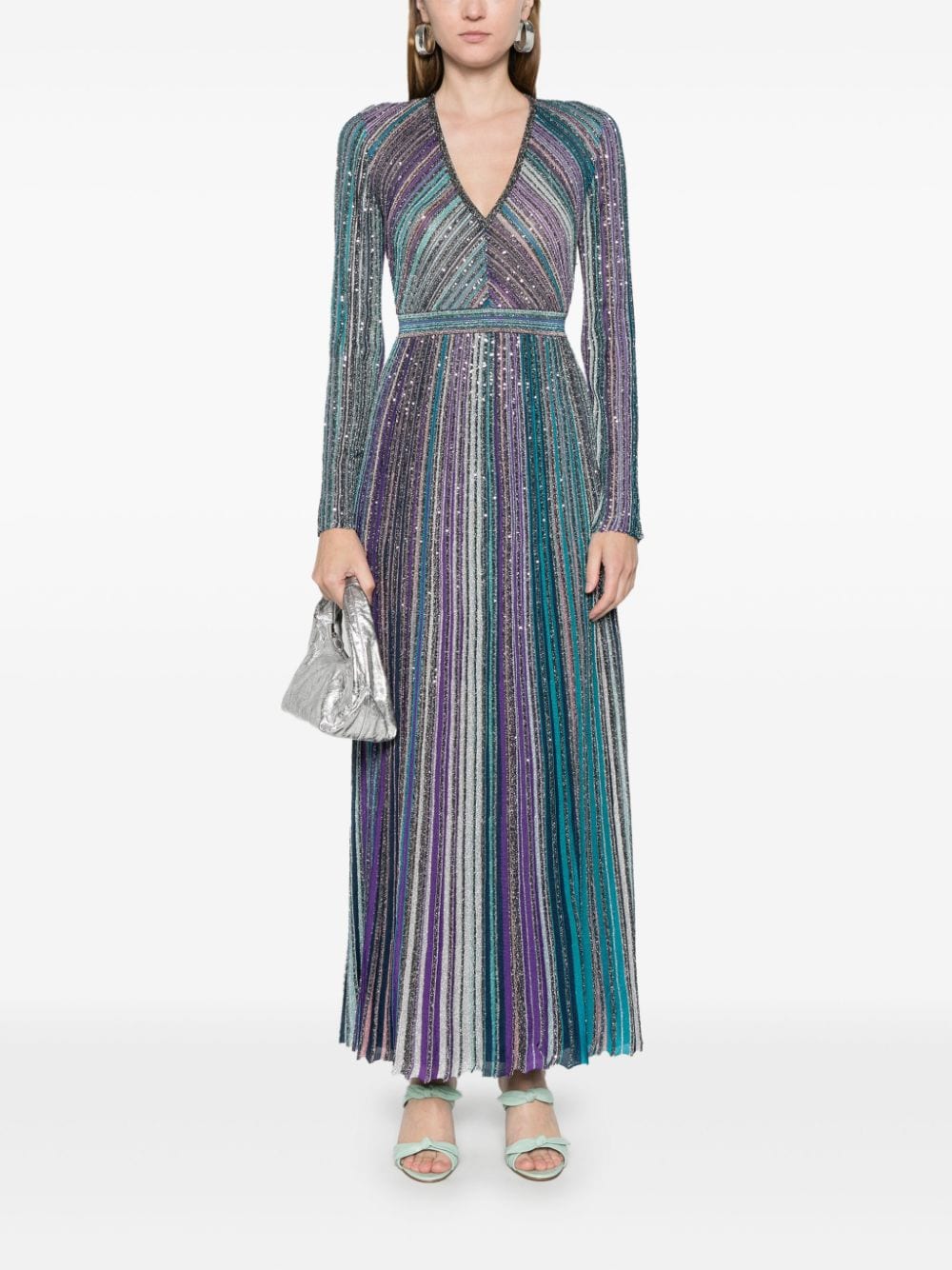 Missoni Dresses Clear Blue Outer: Viscose