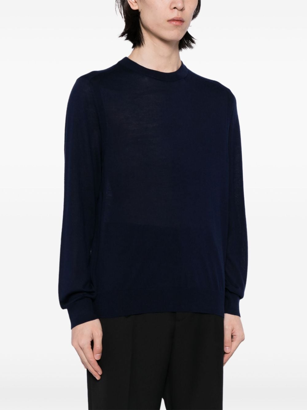 Paul Smith Sweaters Blue Merino Wool