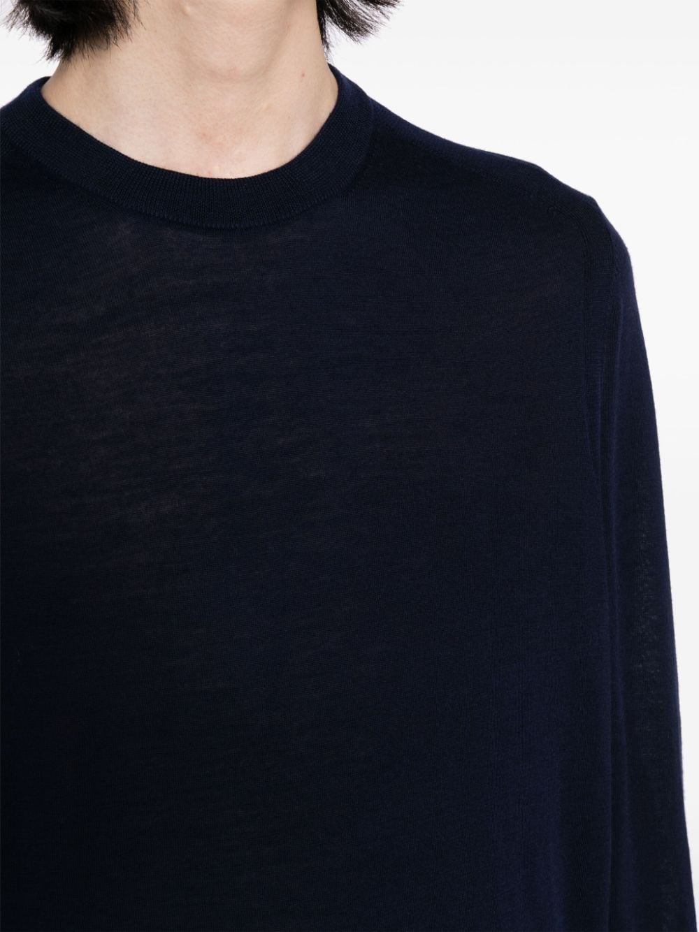 Paul Smith Sweaters Blue Merino Wool