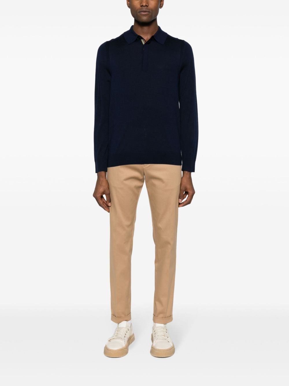 Paul Smith T-Shirts And Polos Blue Rws Merino Wool