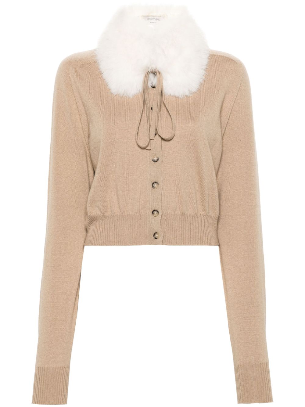 Sportmax Pre Sweaters Camel Virgin Wool