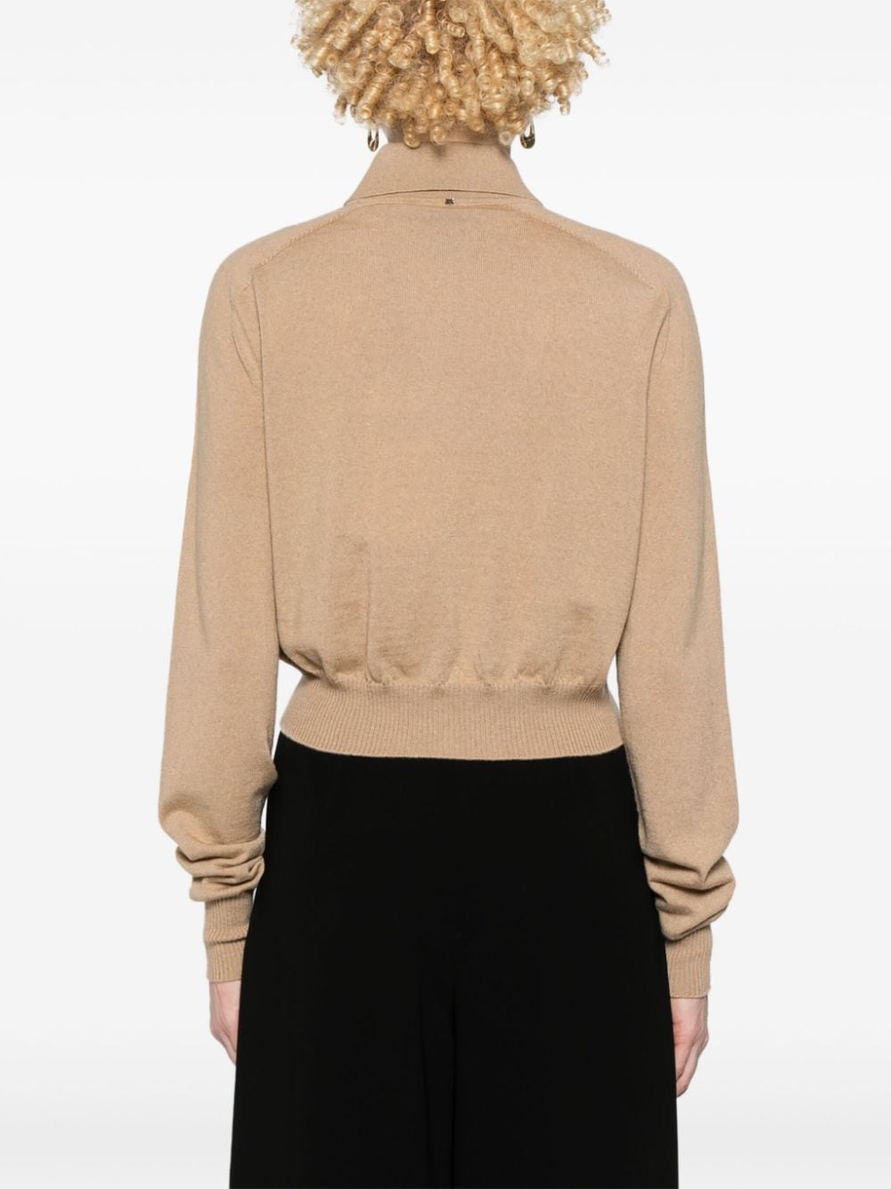 Sportmax Pre Sweaters Camel Virgin Wool