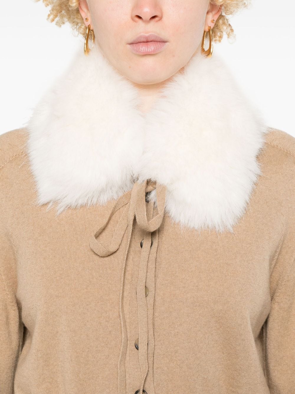 Sportmax Pre Sweaters Camel Virgin Wool