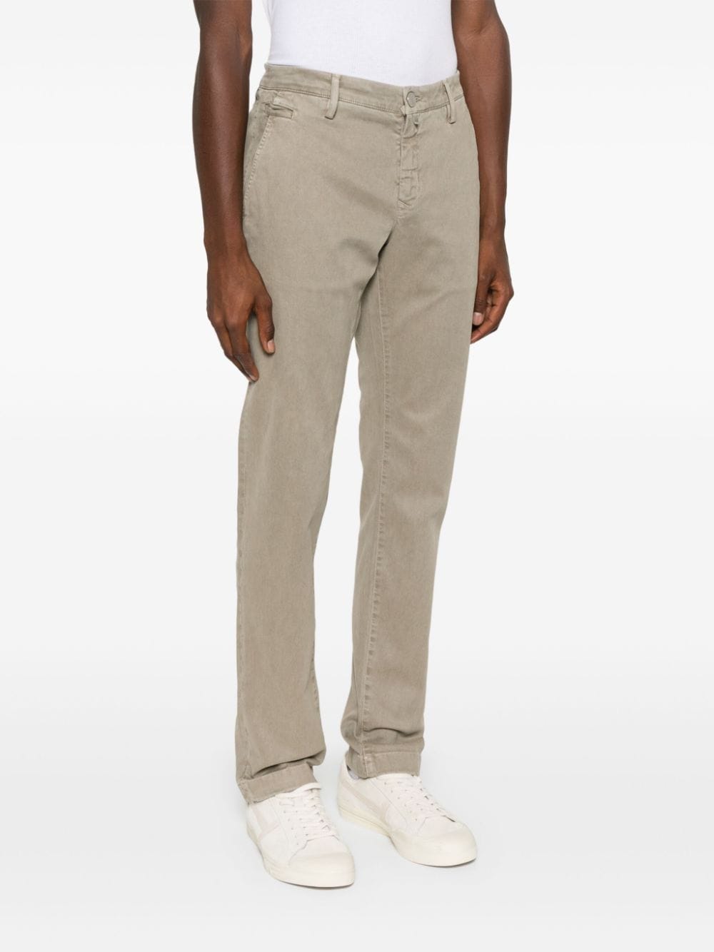 Jacob Cohen Trousers Grey Cotton