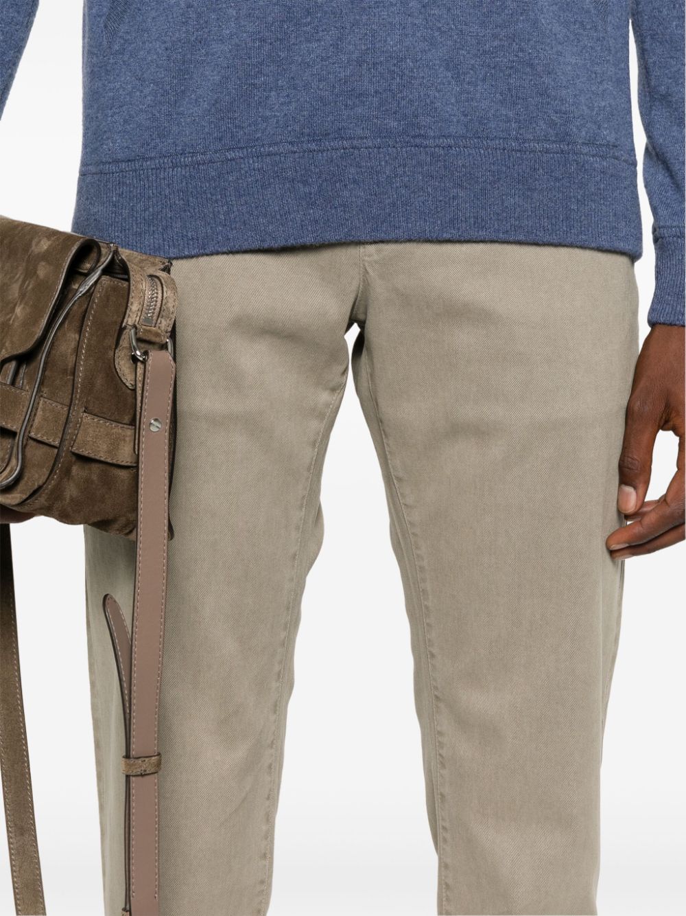 Jacob Cohen Trousers Grey Cotton