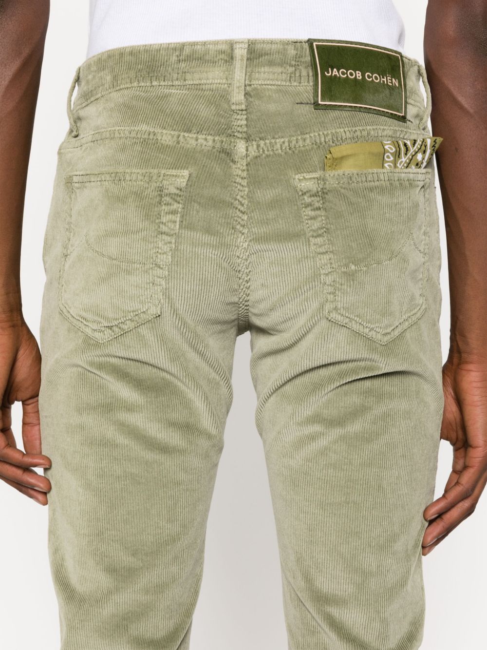 Jacob Cohen Jeans Green Natural (veg)->cotton100 %