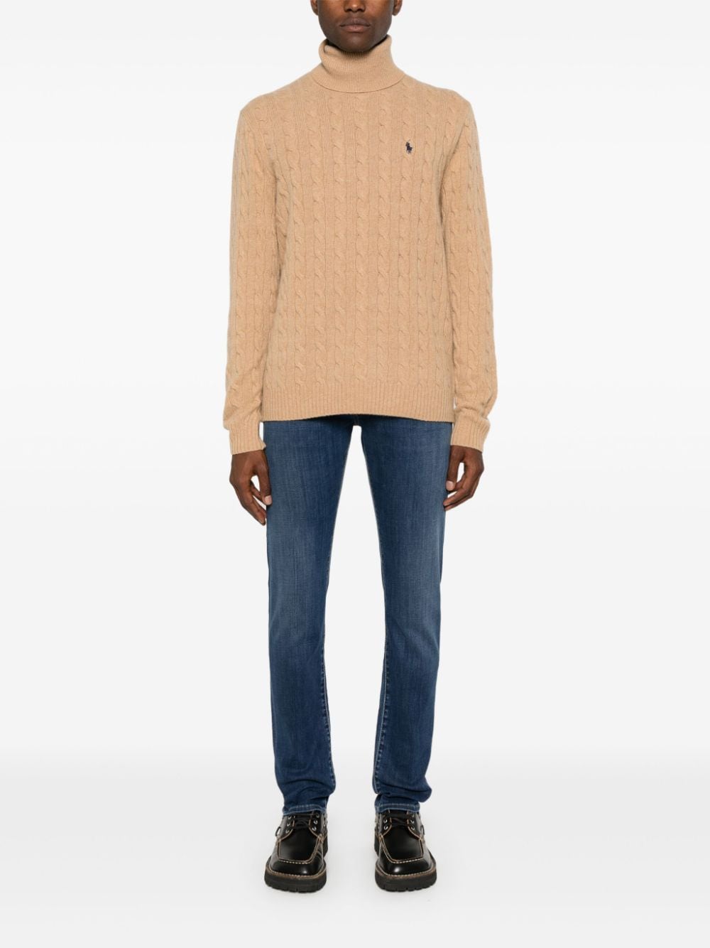 Jacob Cohen Jeans Blue Calf Leather