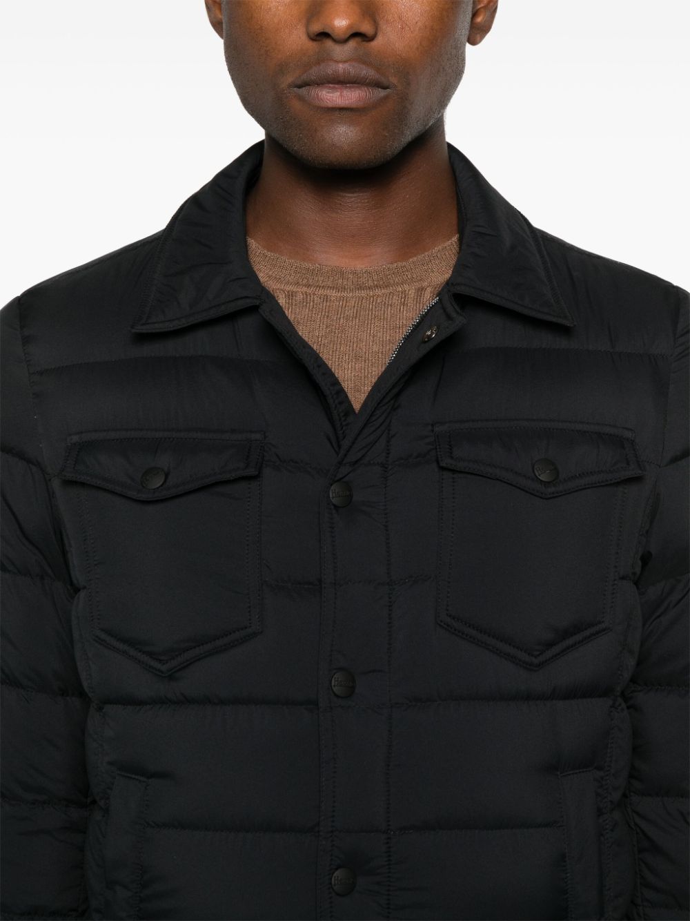 Herno Coats Black Polyamide