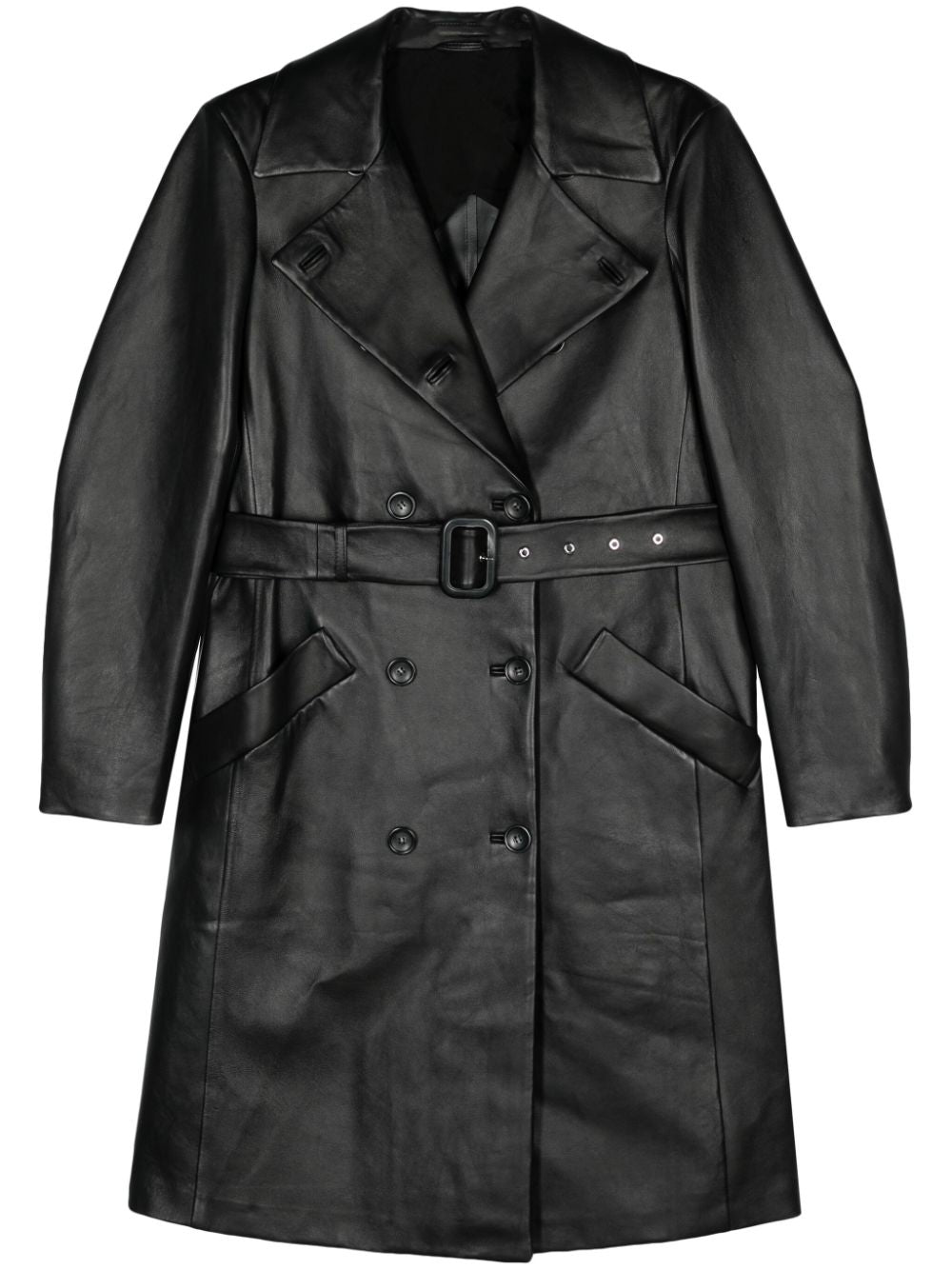 Sportmax Pre Coats Black Lamb Leather