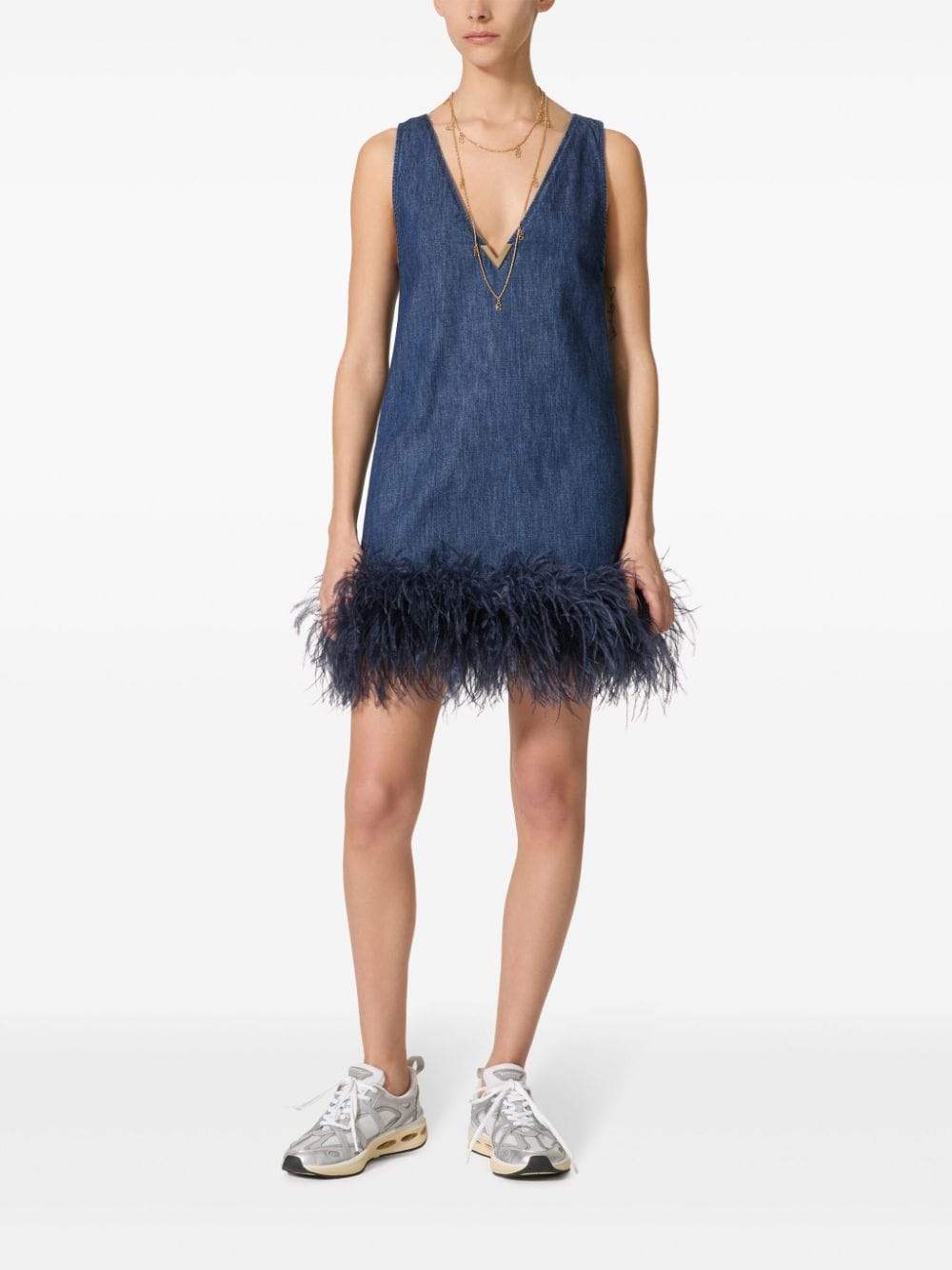 Valentino Dresses Blue Lining: Polyester