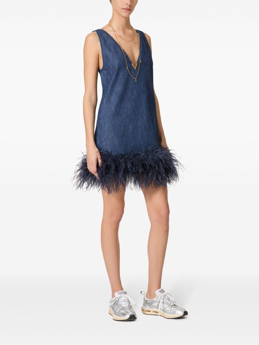 Valentino Dresses Blue Lining: Polyester