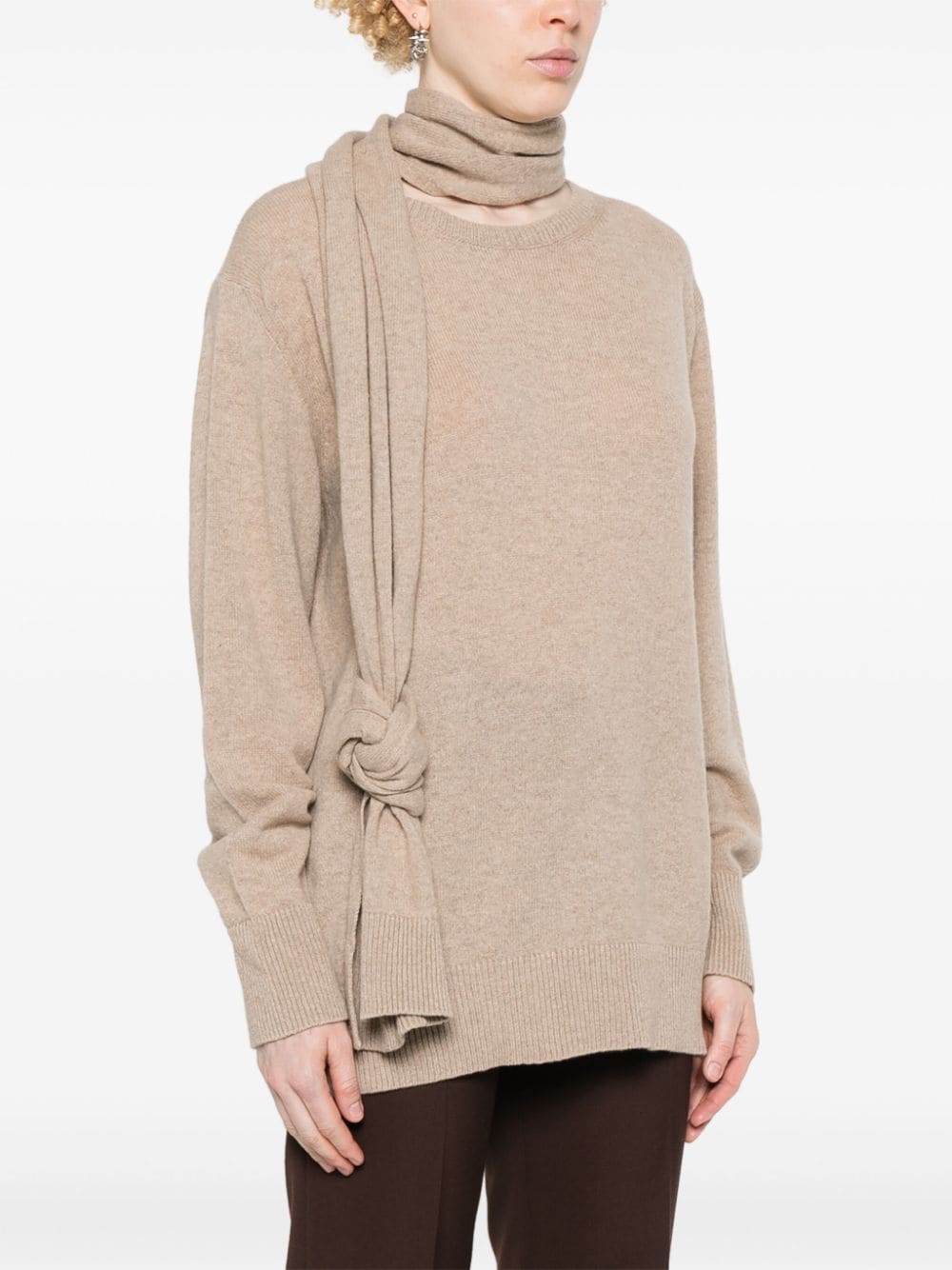Stella Mccartney Sweaters Beige Wool Cashmere
