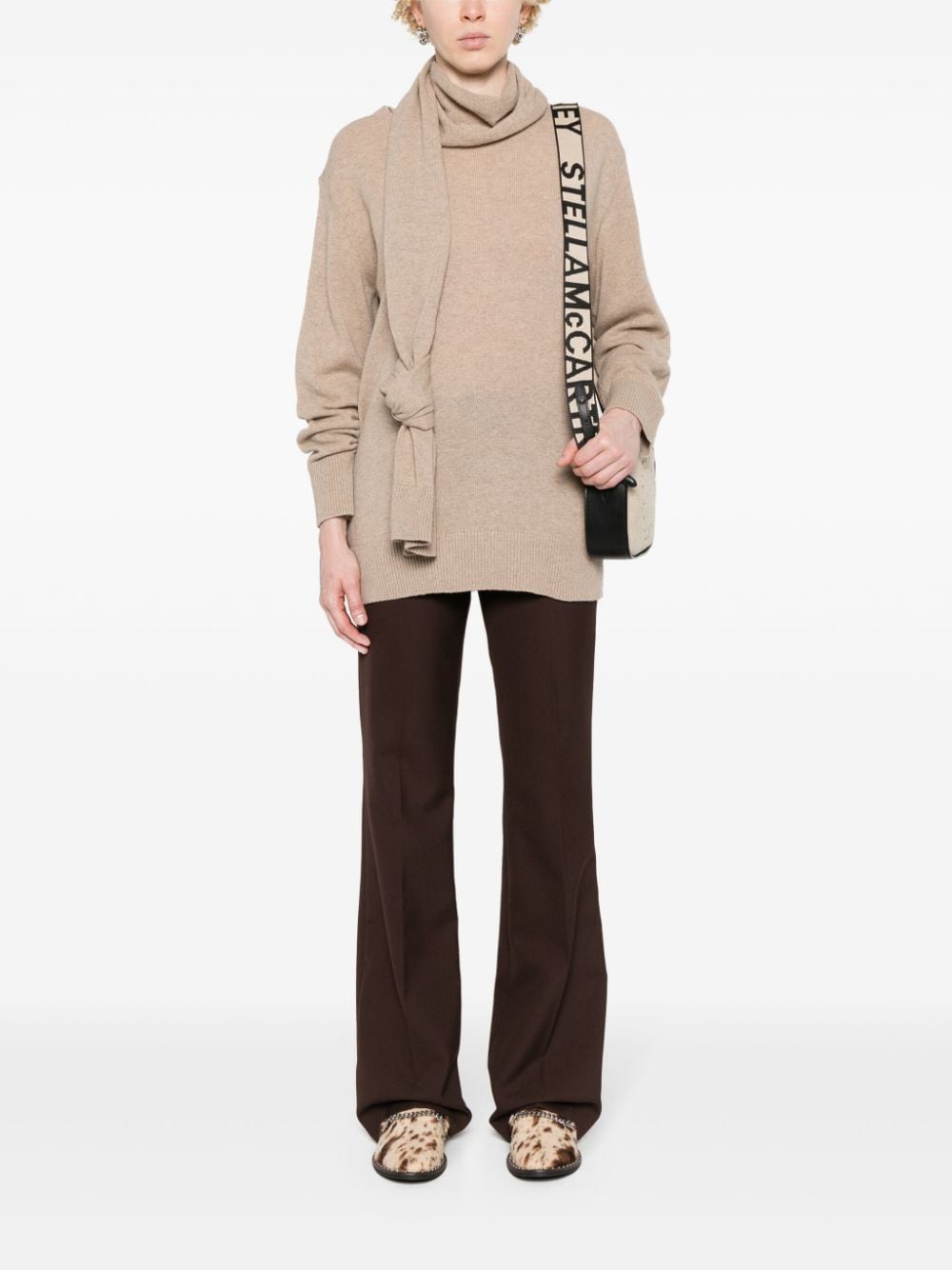 Stella Mccartney Sweaters Beige Wool Cashmere