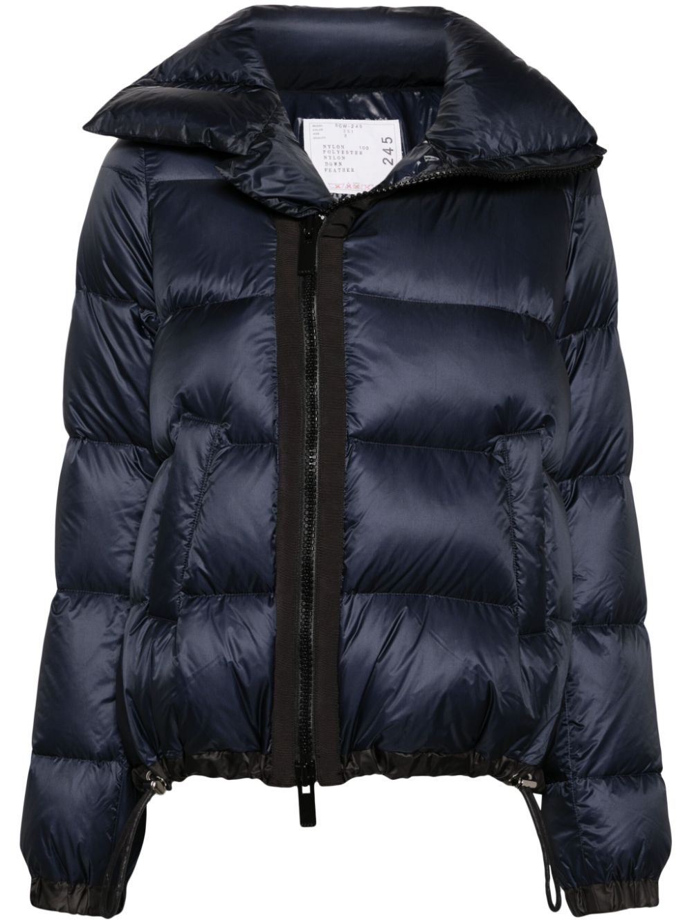Sacai Coats Blue Lining: Nylon