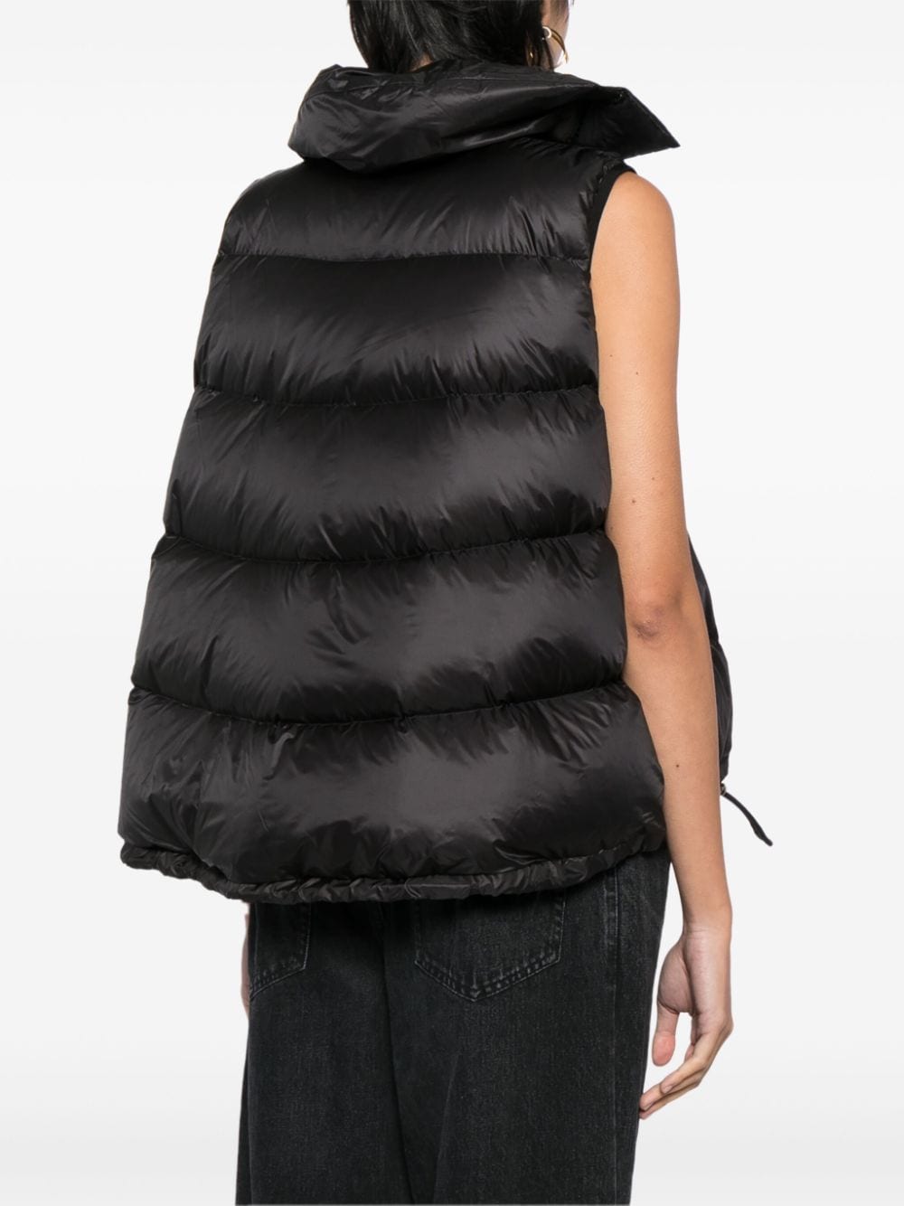 Sacai Jackets Black Outer: Nylon