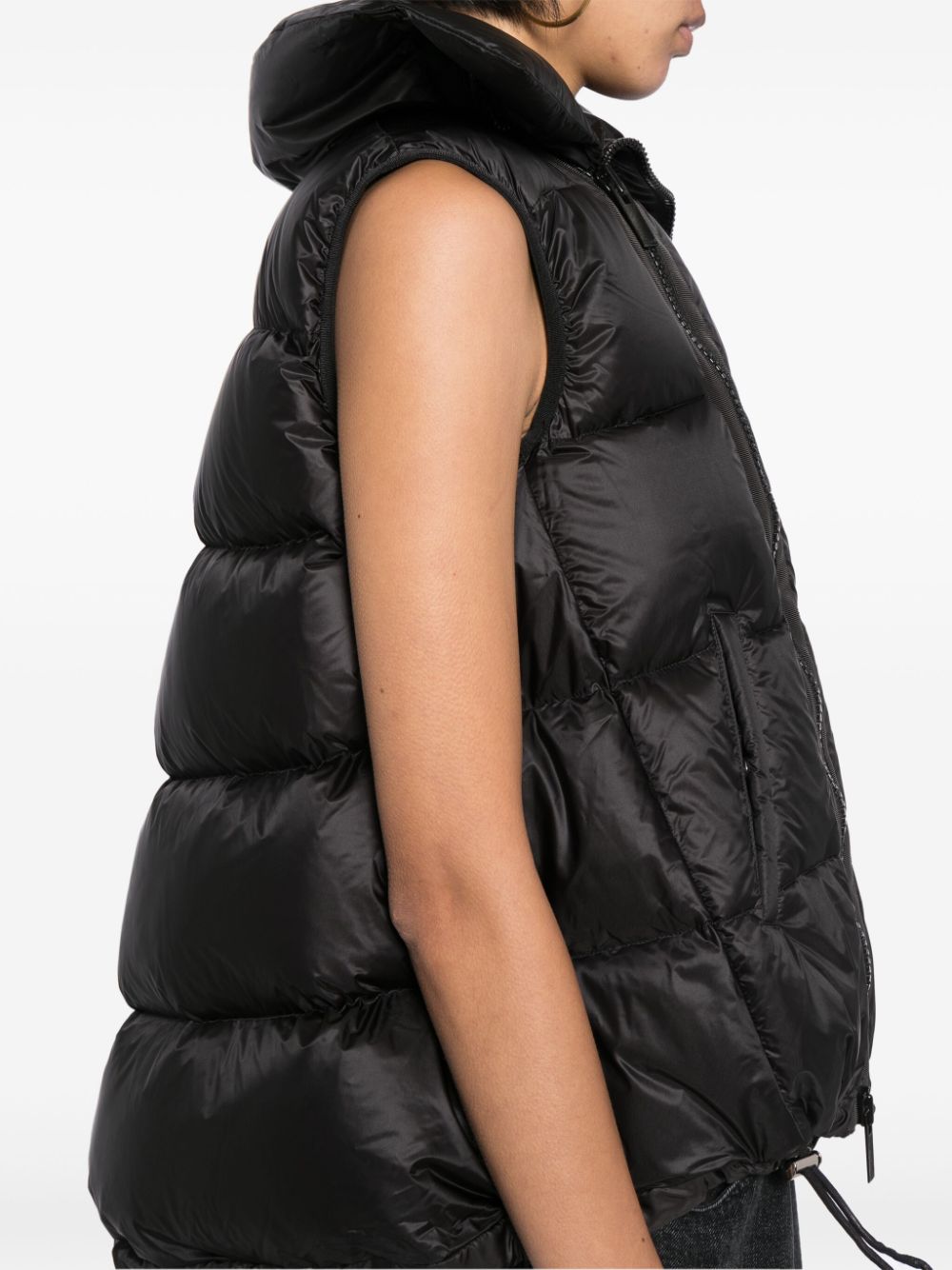 Sacai Jackets Black Outer: Nylon