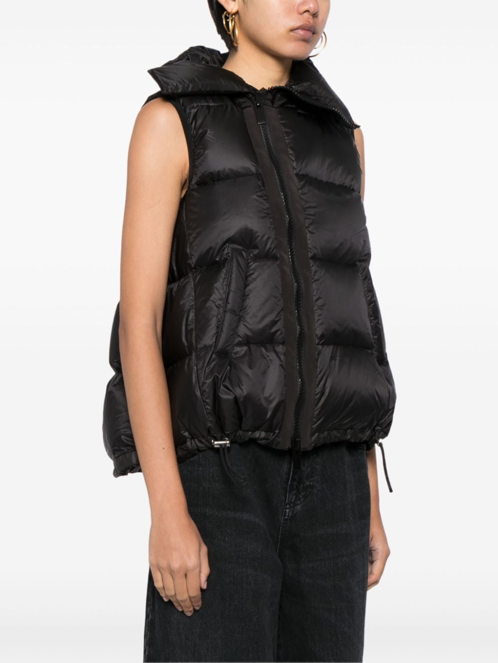 Sacai Jackets Black Outer: Nylon