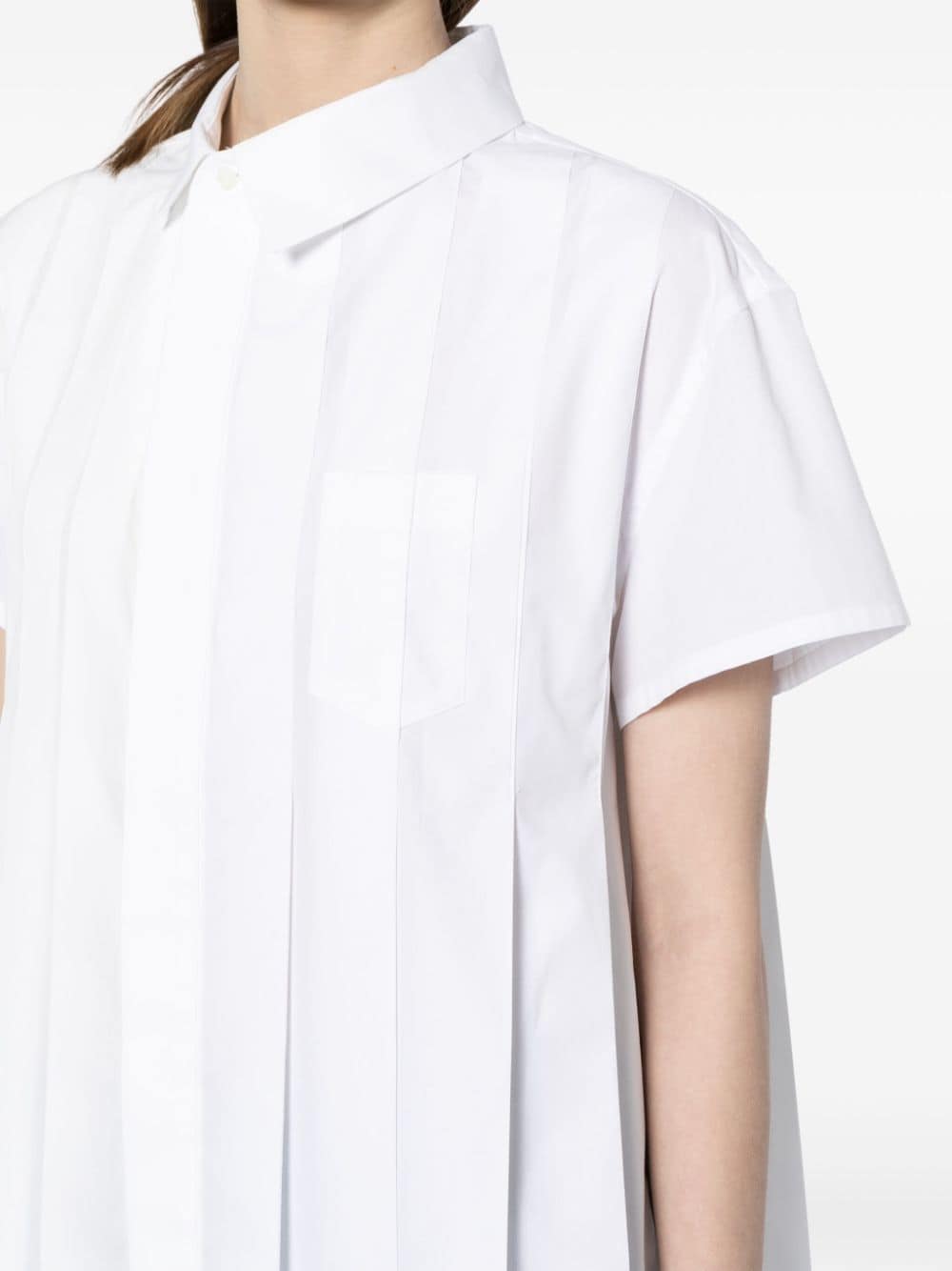 Sacai Shirts White Polyester