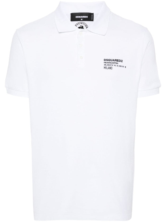 Dsquared2 T-shirts and Polos White Cotton