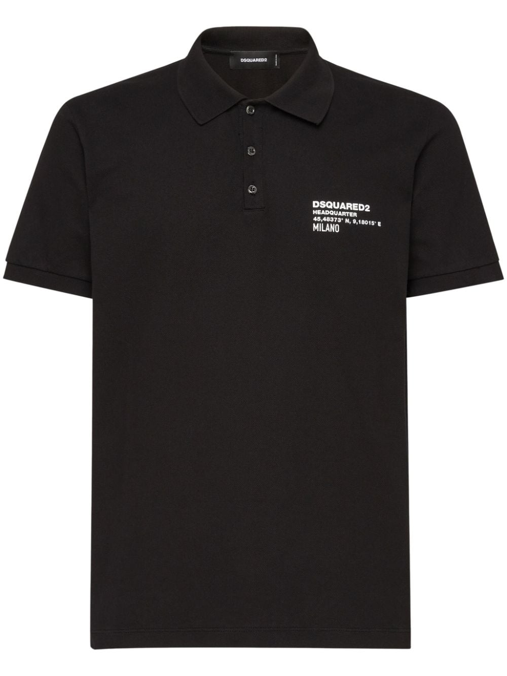 Dsquared2 T-Shirts And Polos Black Fabric
