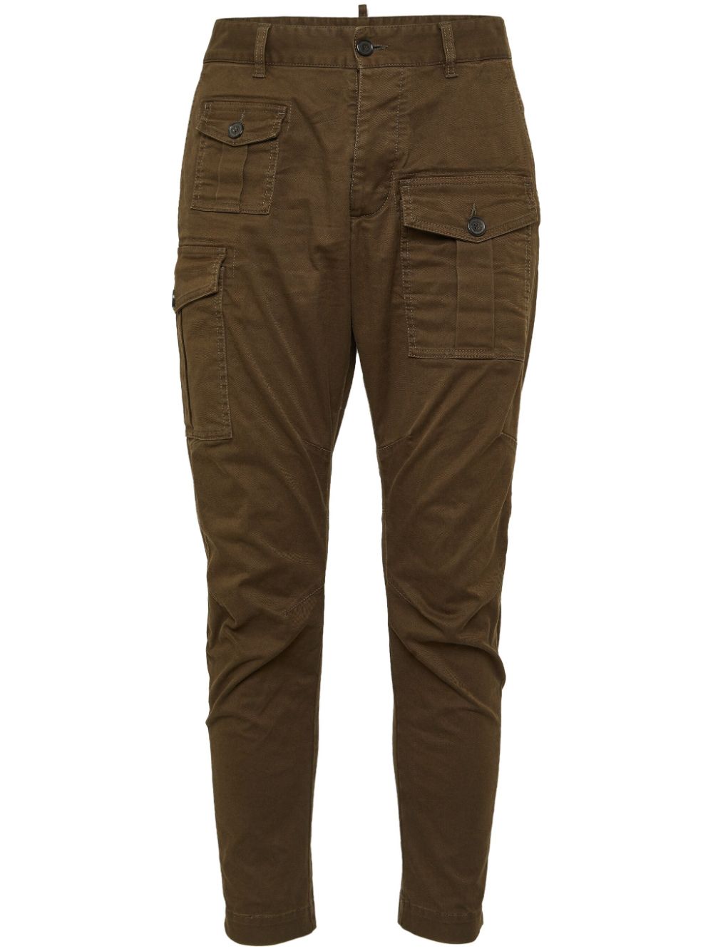 Dsquared2 Trousers Green Cotton