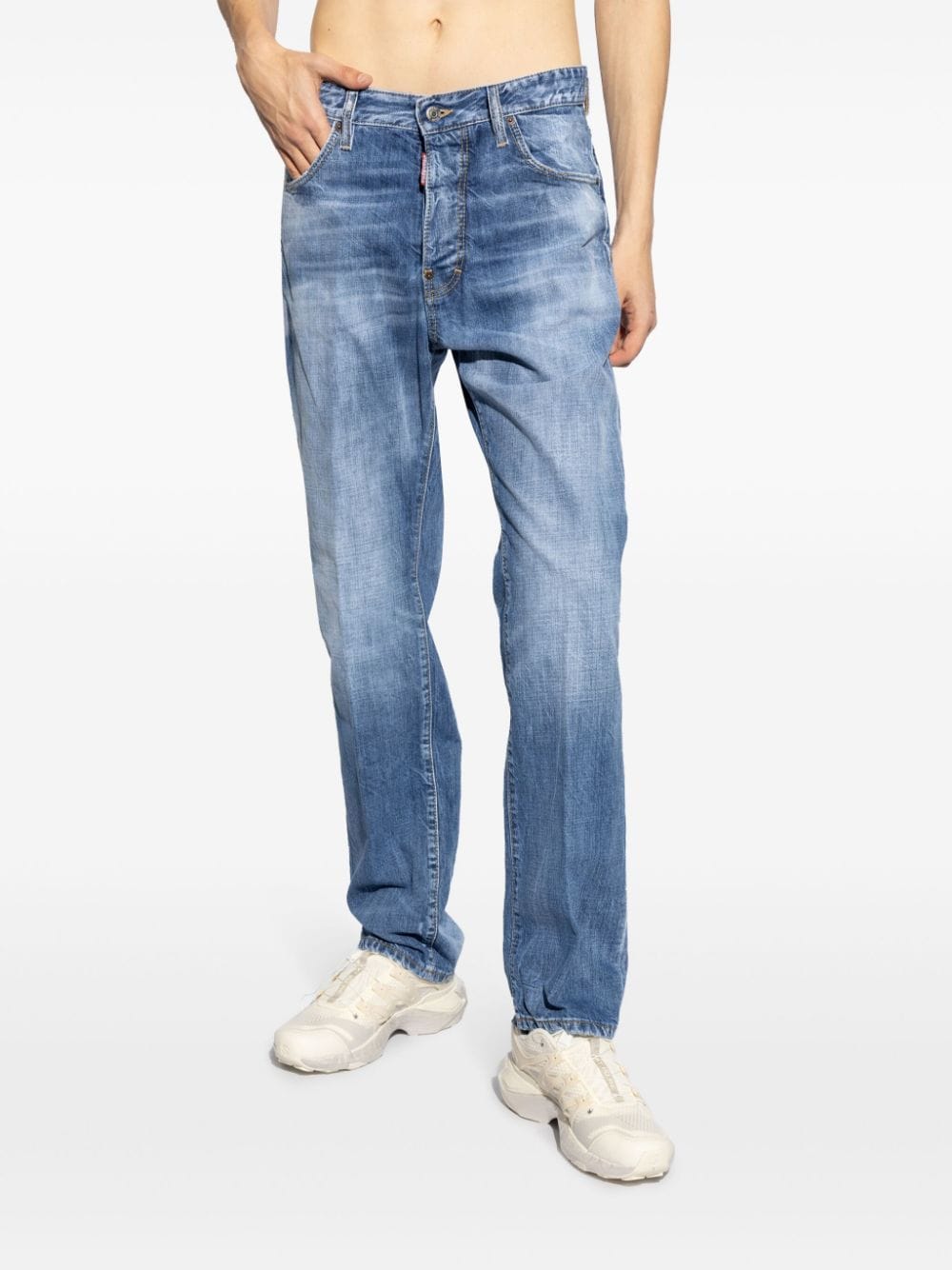 Dsquared2 Jeans Clear Blue Cotton