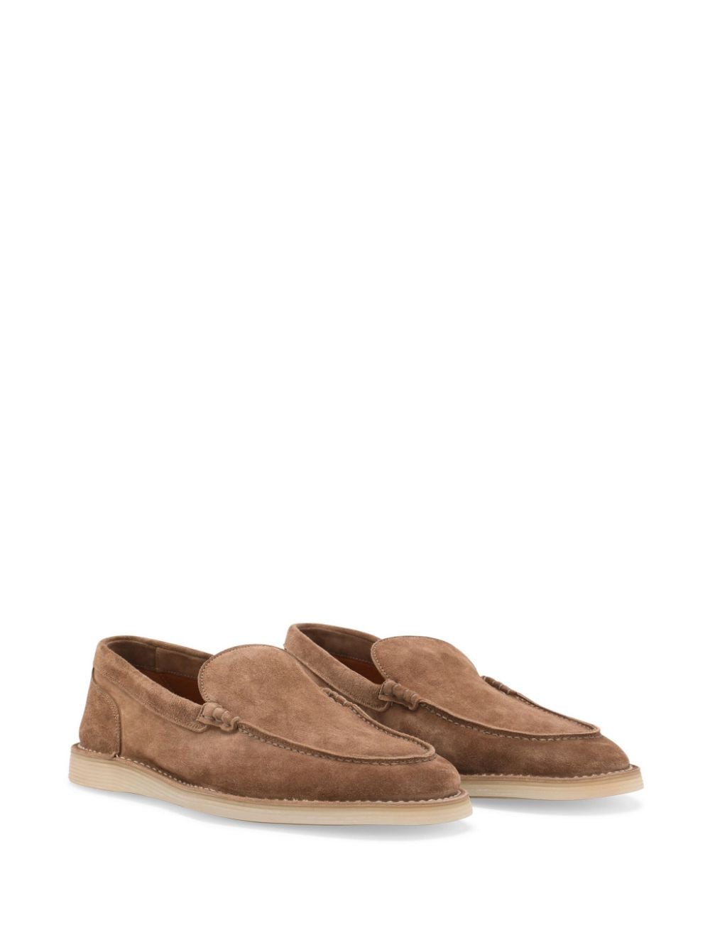 Dolce & Gabbana Flat Shoes Beige Sole: Rubber lining: Calfskin
