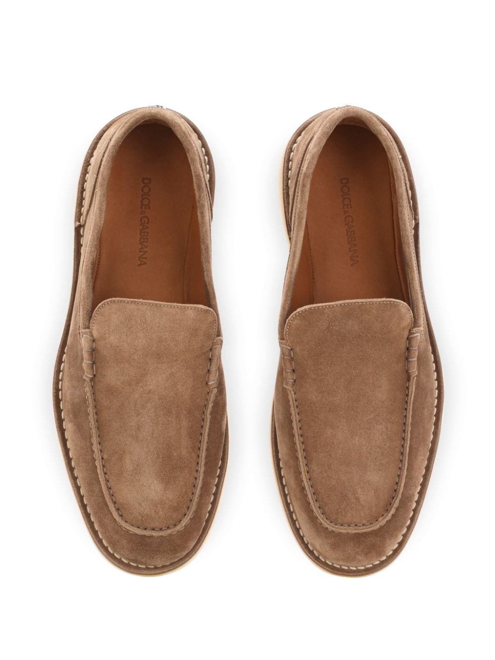 Dolce & Gabbana Flat Shoes Beige Sole: Rubber lining: Calfskin