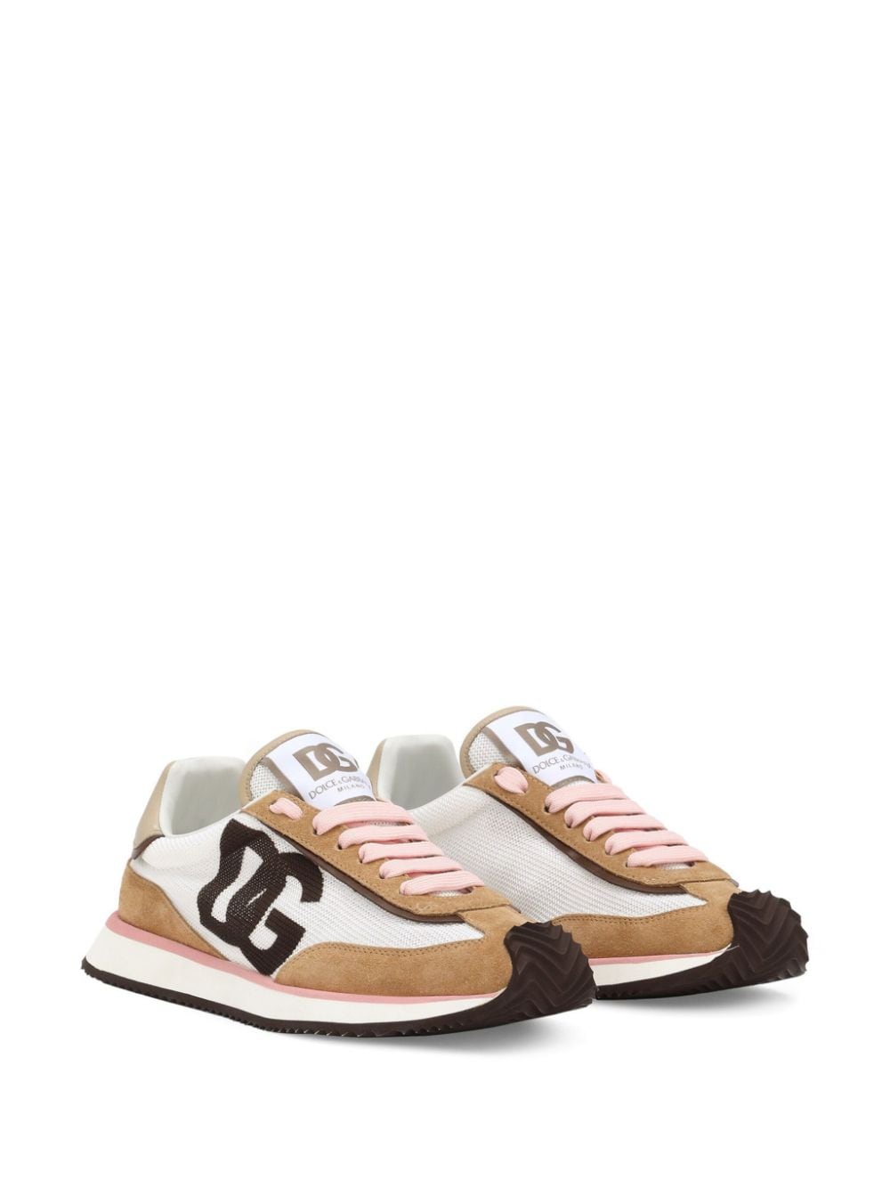Dolce & Gabbana Sneakers Beige Suede