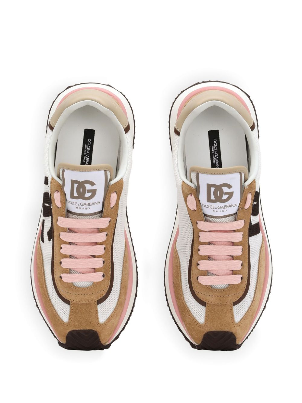 Dolce & Gabbana Sneakers Beige Suede