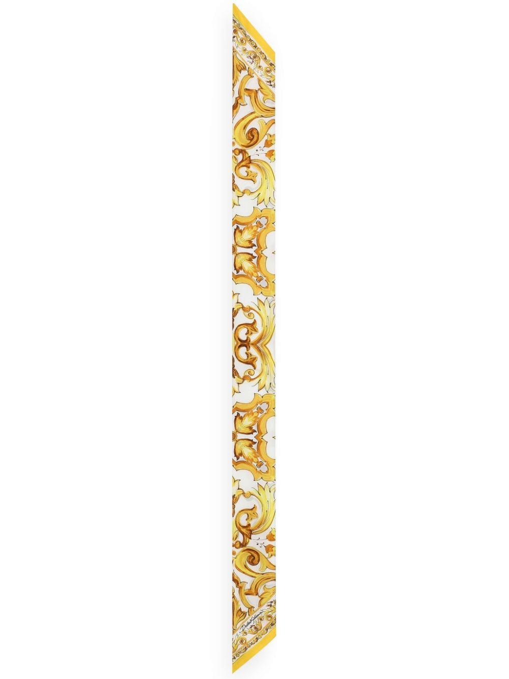 Dolce & Gabbana Scarfs Yellow Silk