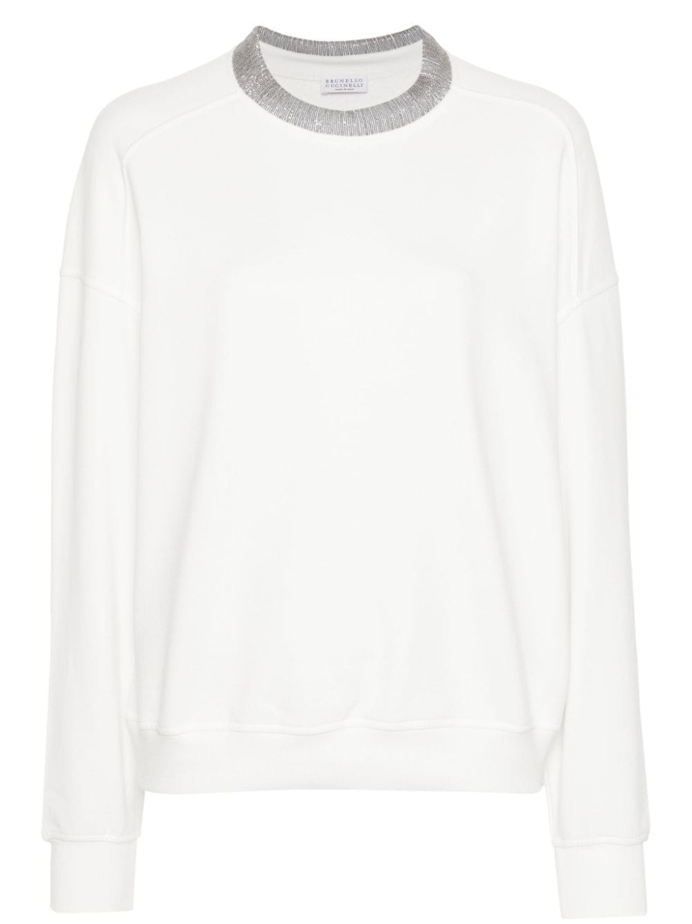 Brunello Cucinelli Sweaters Bianco Cotton