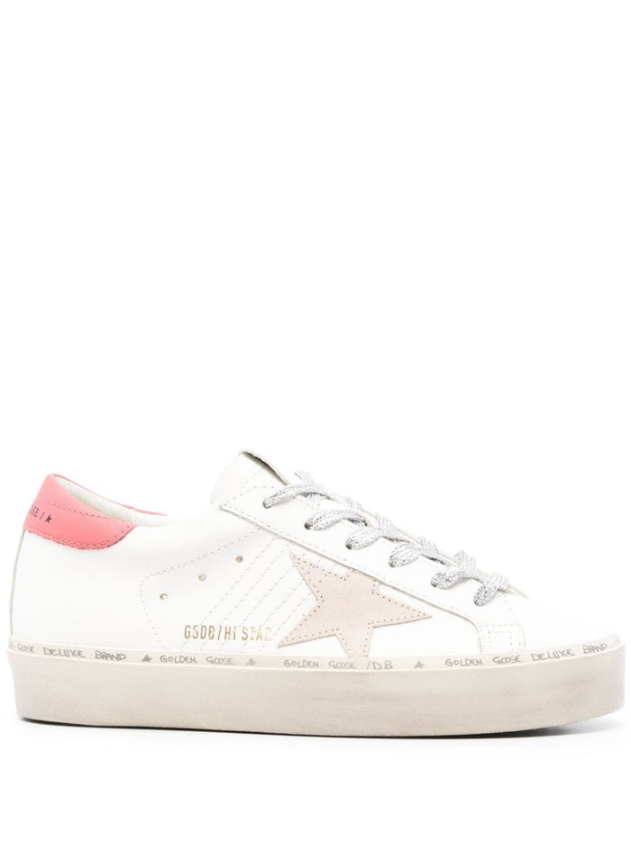 Golden Goose Sneakers Red Furs & Skins->leather100 %
