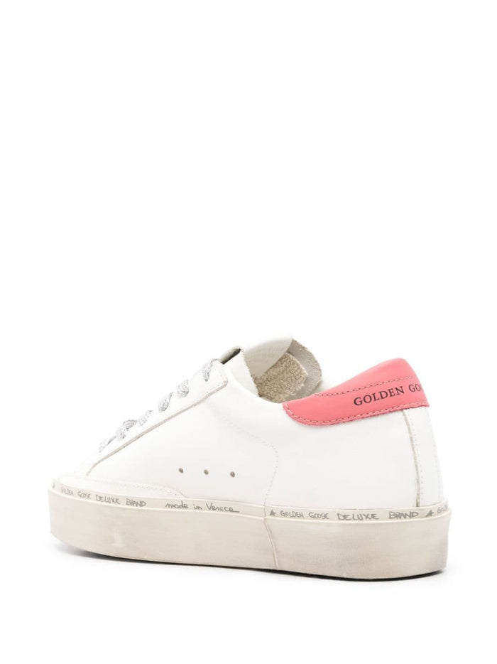 Golden Goose Sneakers Red Furs & Skins->leather100 %