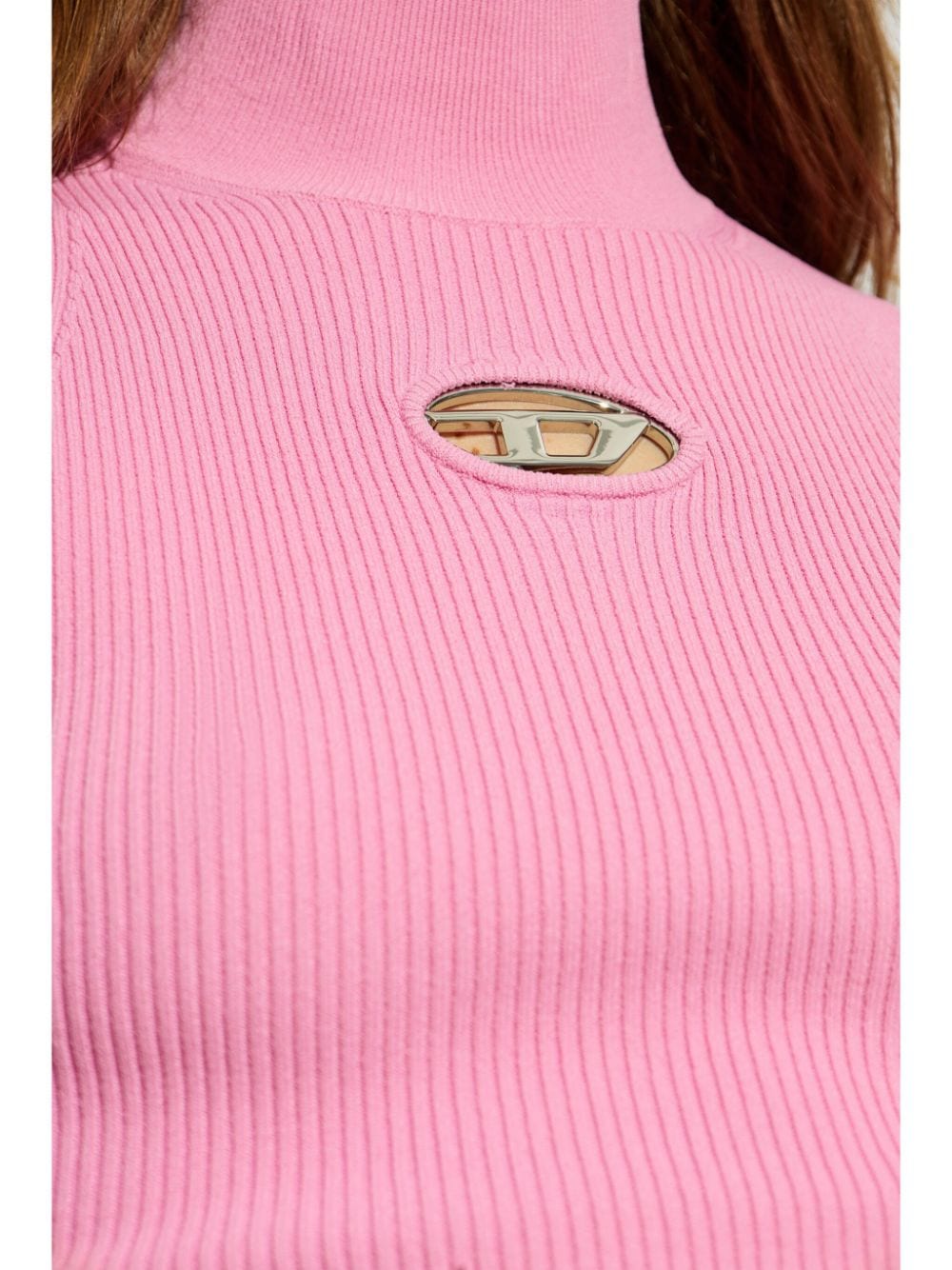 Diesel Top Pink Viscose Polyester